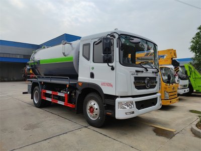 抽吸運(yùn)輸污水淤泥、糞便、沼液罐式車(chē)，國(guó)六排放吸污車(chē)抽吸快、適用面廣